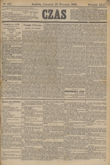 Czas. R.42, Ner 221 (26 września 1889)
