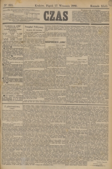 Czas. R.42, Ner 222 (27 września 1889)