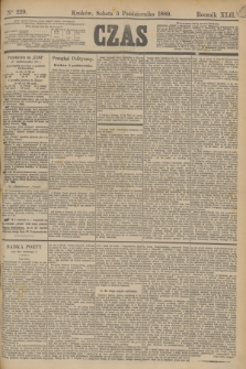Czas. R.42, Ner 229 (5 października 1889)