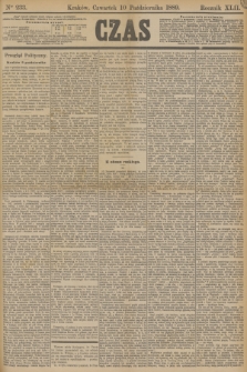 Czas. R.42, Ner 233 (10 października 1889)