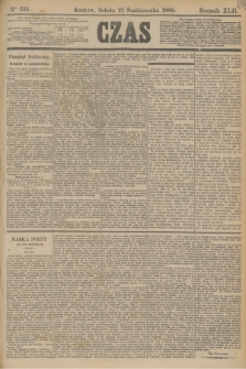 Czas. R.42, Ner 235 (12 października 1889)