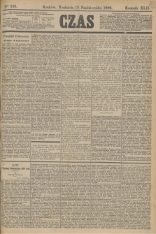 Czas. R.42, Ner 236 (13 października 1889)
