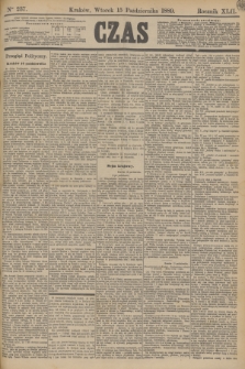 Czas. R.42, Ner 237 (15 października 1889)