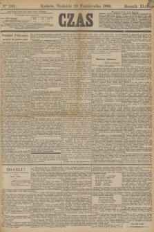 Czas. R.42, Ner 242 (20 października 1889)