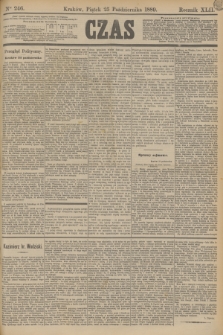 Czas. R.42, Ner 246 (25 października 1889)
