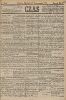Czas. R.42, Ner 248 (27 października 1889)