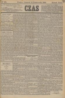 Czas. R.42, Ner 251 (31 października 1889)