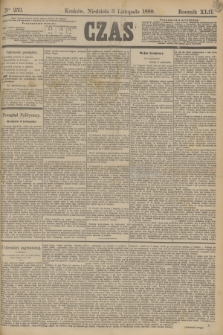 Czas. R.42, Ner 253 (3 listopada 1889)