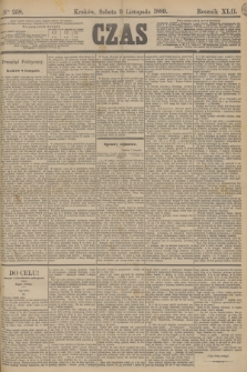 Czas. R.42, Ner 258 (9 listopada 1889)
