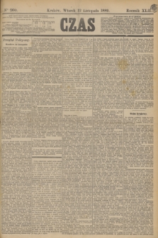 Czas. R.42, Ner 260 (12 listopada 1889)