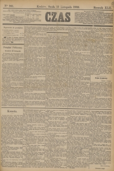 Czas. R.42, Ner 261 (13 listopada 1889)