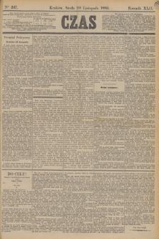 Czas. R.42, Ner 267 (20 listopada 1889)