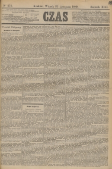 Czas. R.42, Ner 272 (26 listopada 1889)