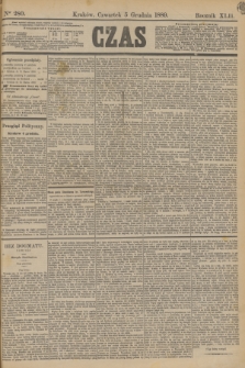 Czas. R.42, Ner 280 (5 grudnia 1889)