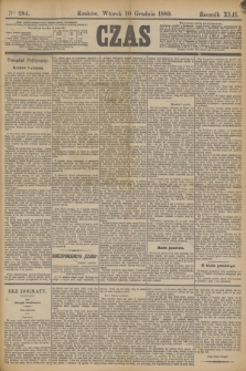 Czas. R.42, Ner 284 (10 grudnia 1889)