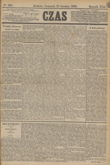 Czas. R.42, Ner 286 (12 grudnia 1889)