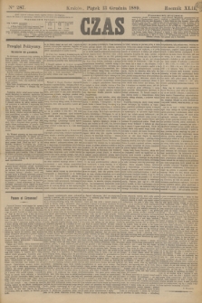 Czas. R.42, Ner 287 (13 grudnia 1889)