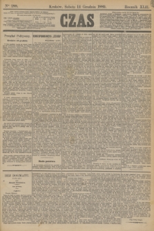 Czas. R.42, Ner 288 (14 grudnia 1889)