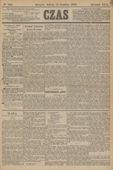 Czas. R.42, Ner 294 (21 grudnia 1889)