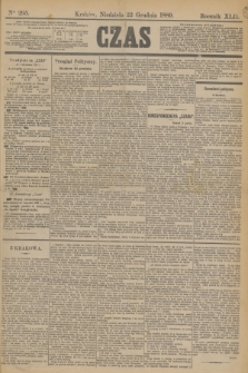 Czas. R.42, Ner 295 (22 grudnia 1889)