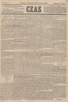 Czas. R.43, Ner 21 (26 stycznia 1890)