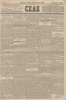 Czas. R.43, Ner 23 (29 stycznia 1890)