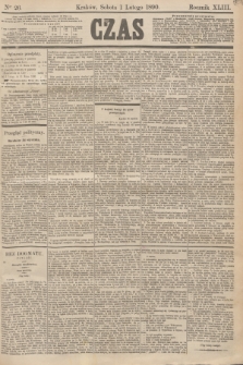Czas. R.43, Ner 26 (1 lutego 1890)