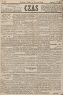 Czas. R.43, Ner 28 (4 lutego 1890)