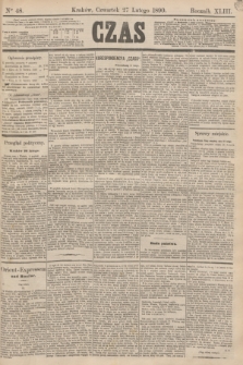 Czas. R.43, Ner 48 (27 lutego 1890)