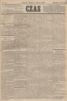 Czas. R.43, Ner 52 (4 marca 1890)