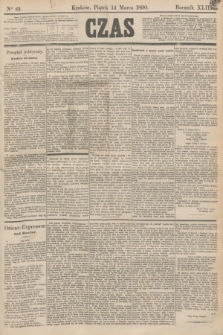 Czas. R.43, Ner 61 (14 marca 1890)