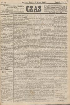 Czas. R.43, Ner 67 (21 marca 1890)