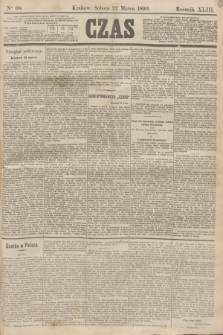Czas. R.43, Ner 68 (22 marca 1890)