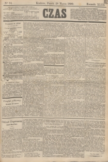 Czas. R.43, Ner 72 (28 marca 1890)