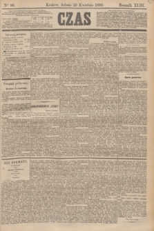 Czas. R.43, Ner 96 (26 kwietnia 1890)