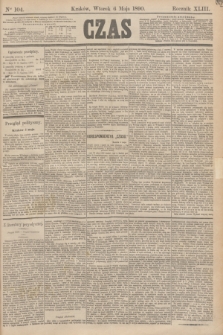 Czas. R.43, Ner 104 (6 maja 1890)