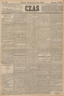 Czas. R.43, Ner 108 (11 maja 1890)