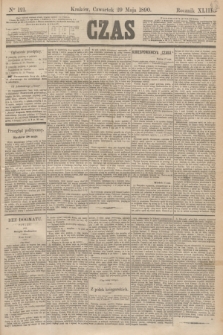 Czas. R.43, Ner 121 (29 maja 1890)