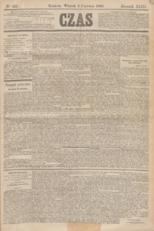 Czas. R.43, Ner 125 (3 czerwca 1890)