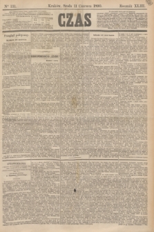Czas. R.43, Ner 131 (11 czerwca 1890)