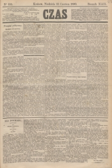 Czas. R.43, Ner 135 (15 czerwca 1890)