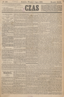 Czas. R.43, Ner 148 (1 lipca 1890)