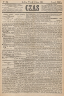 Czas. R.43, Ner 154 (8 lipca 1890)