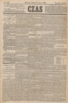 Czas. R.43, Ner 155 (9 lipca 1890)