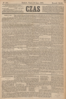Czas. R.43, Ner 163 (18 lipca 1890)