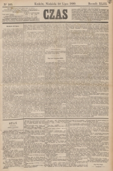 Czas. R.43, Ner 165 (20 lipca 1890)