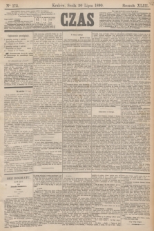Czas. R.43, Ner 173 (30 lipca 1890)