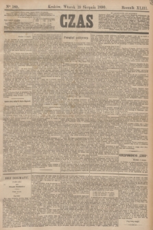 Czas. R.43, Ner 189 (19 sierpnia 1890)