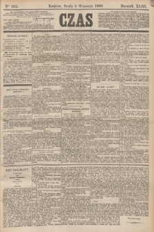 Czas. R.43, Ner 202 (3 września 1890)