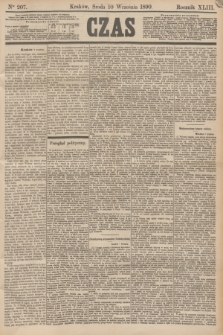 Czas. R.43, Ner 207 (10 września 1890)